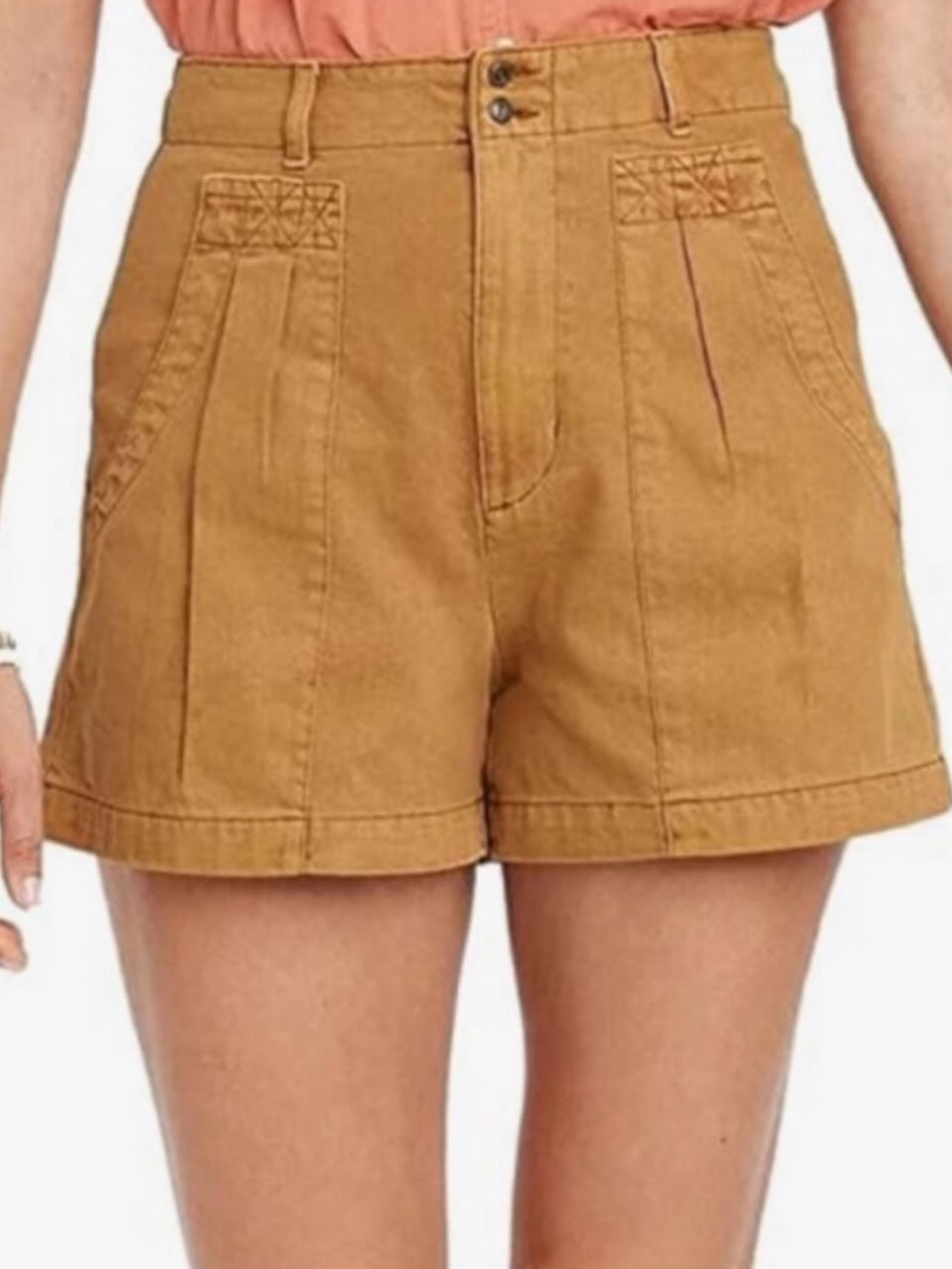 Universal Thread High Rise Pleated Utility Shorts - Picture 2 of 9